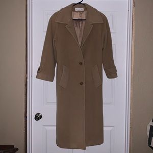 Genuine wool coat